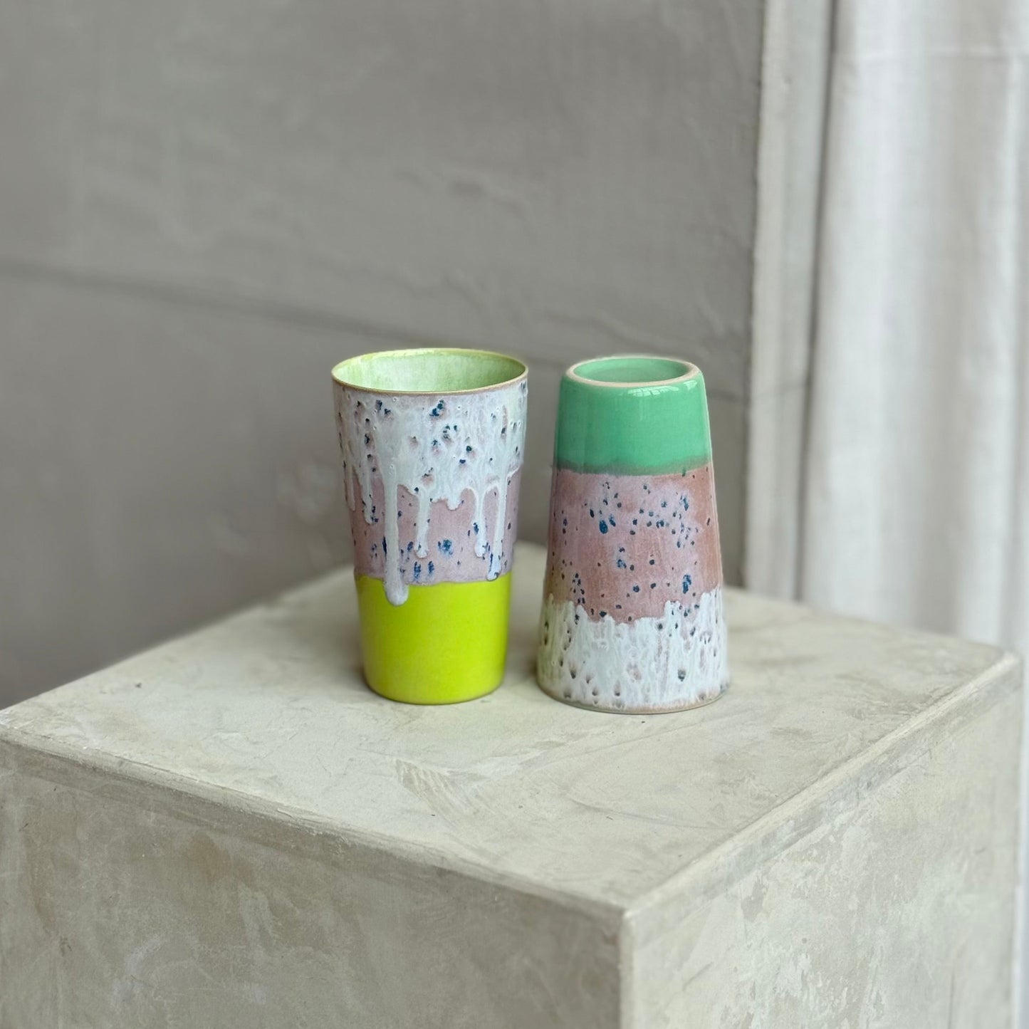 Latte Cup 'Lime Blush'