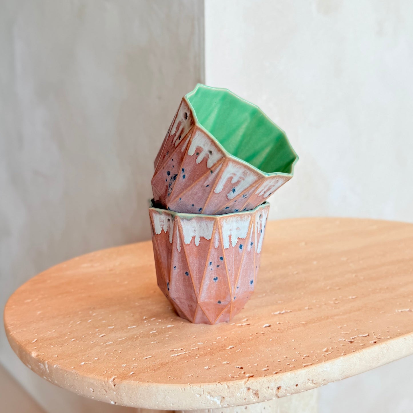 Small Poly Cup 'Jade Aster'