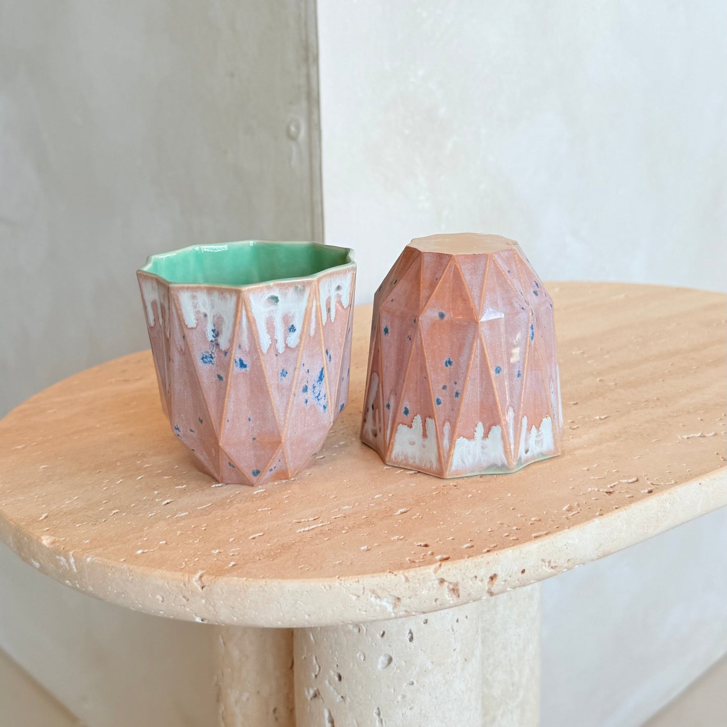 Small Poly Cup 'Jade Aster'