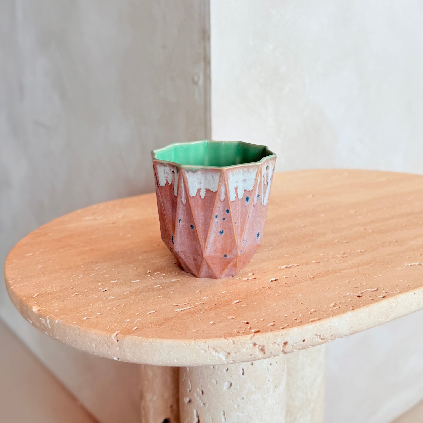 Small Poly Cup 'Jade Aster'