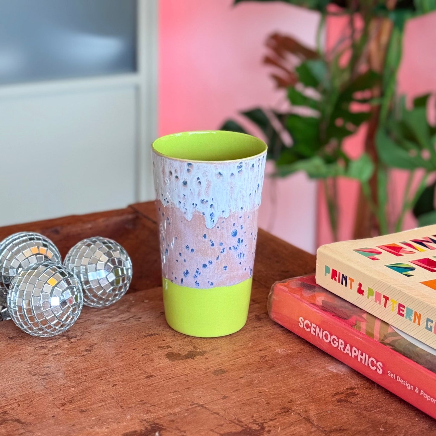 Latte Cup 'Lime Blush'
