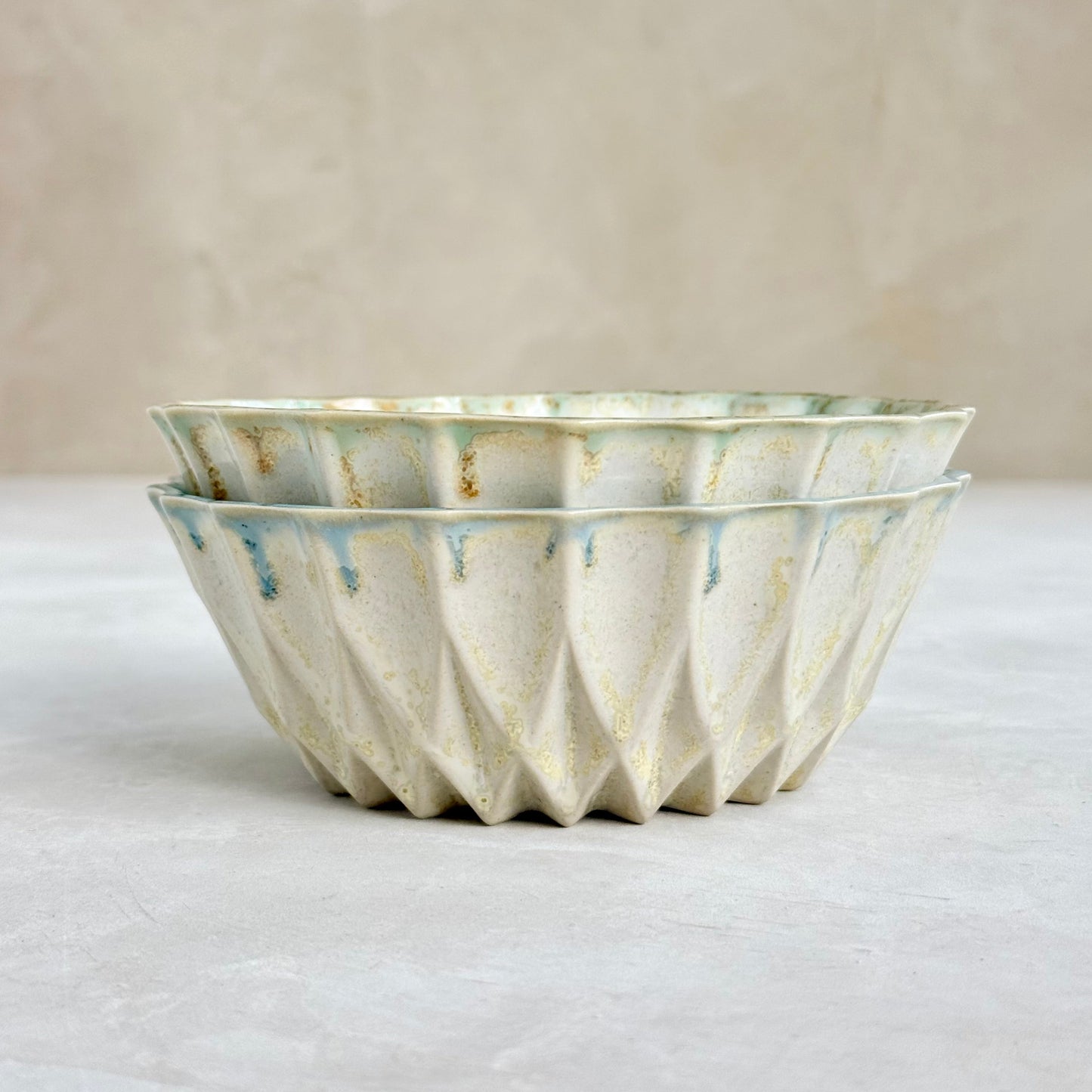 Sunflower Pearl-Green Bowl