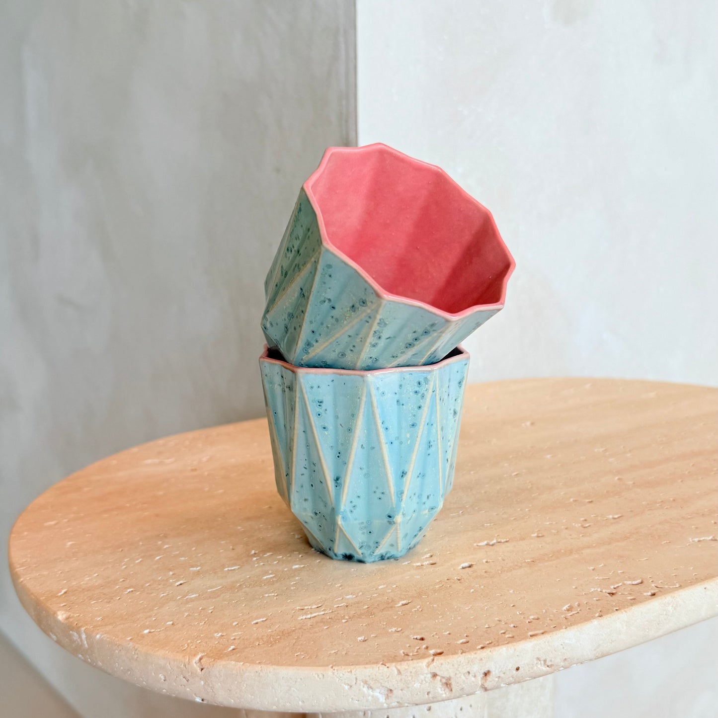 Small Poly Cup 'Coral Bay'