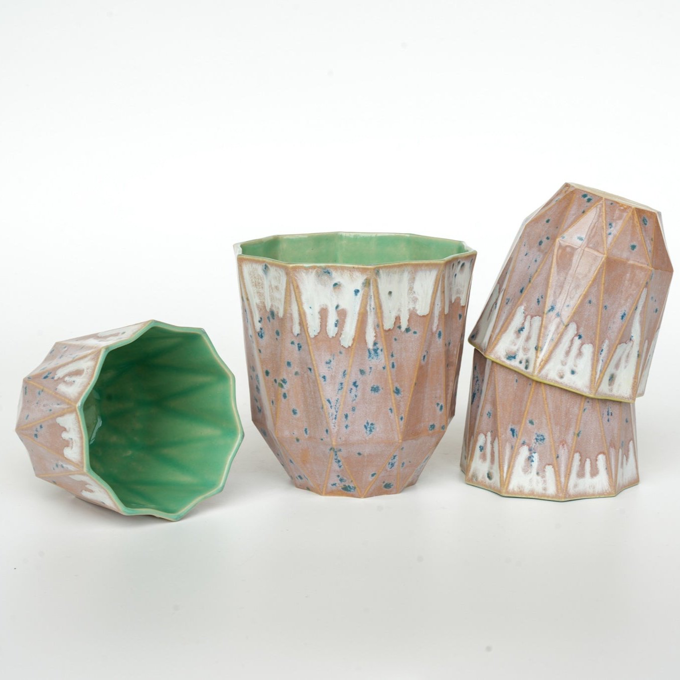 Medium Poly Cup 'Jade Aster' - Mellow Out