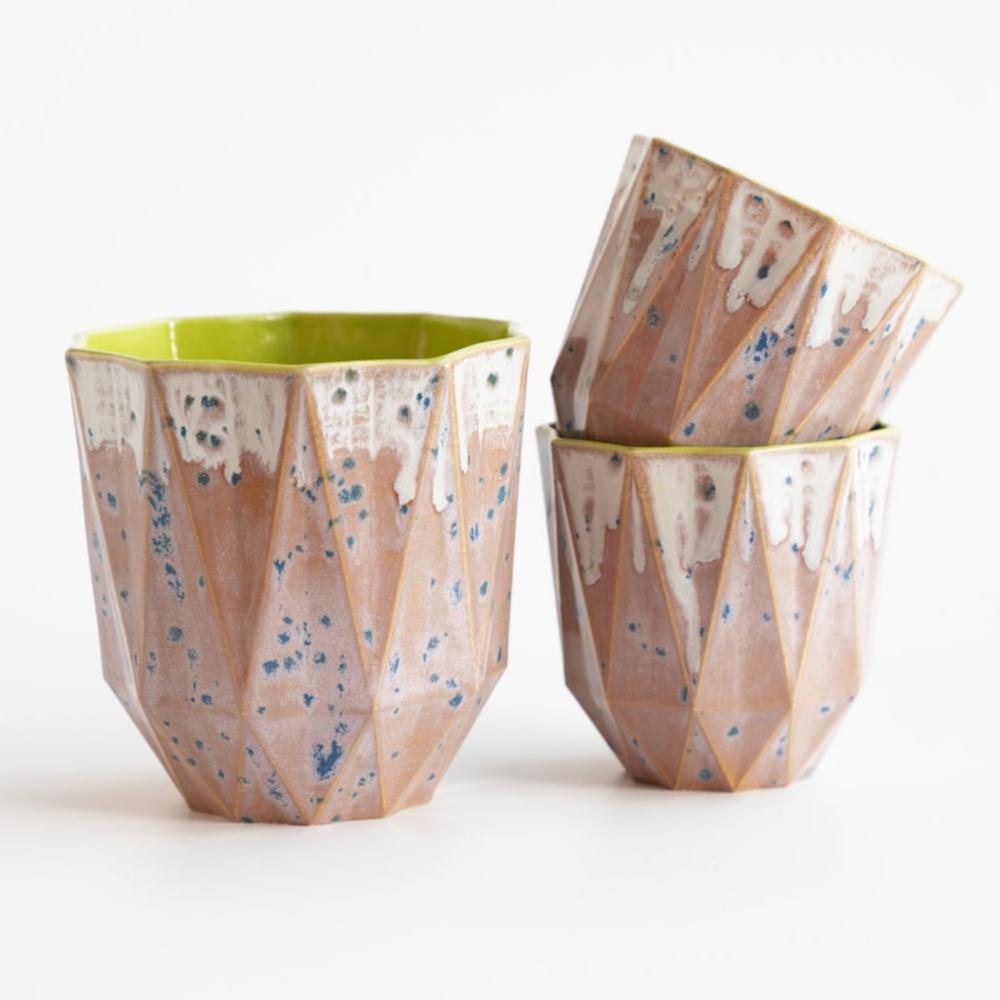 Medium Poly Cup 'Lime Blush' - Mellow Out