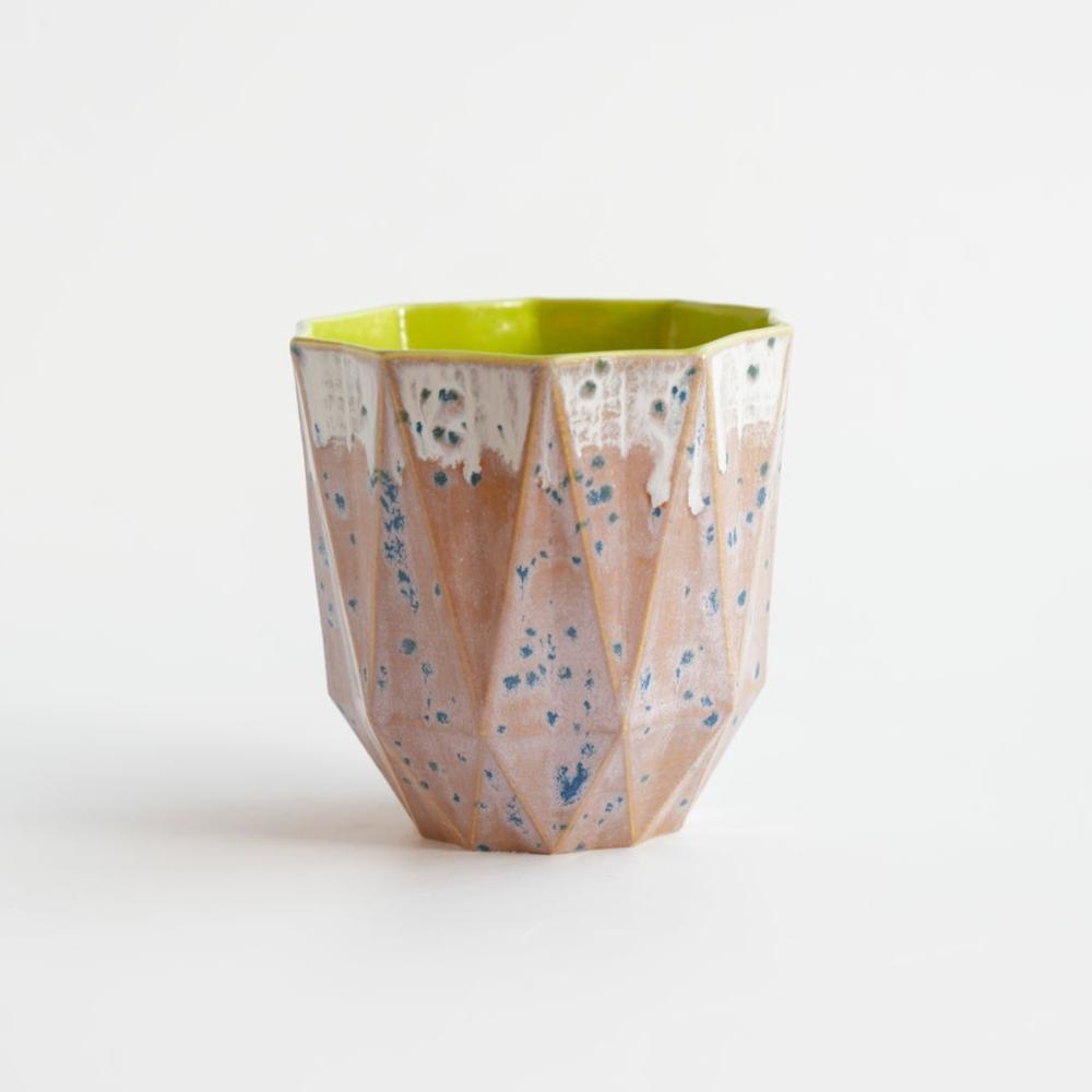 Medium Poly Cup 'Lime Blush' - Mellow Out
