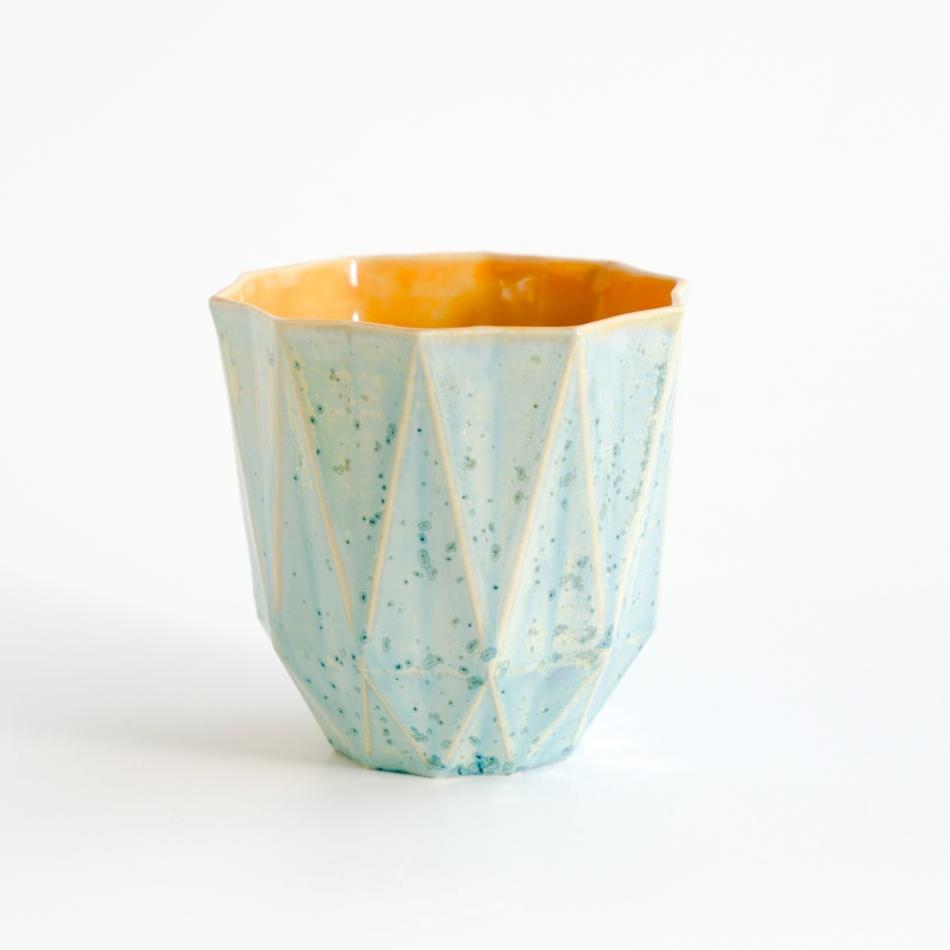 Medium Poly Cup 'Amber Sky' - Mellow Out