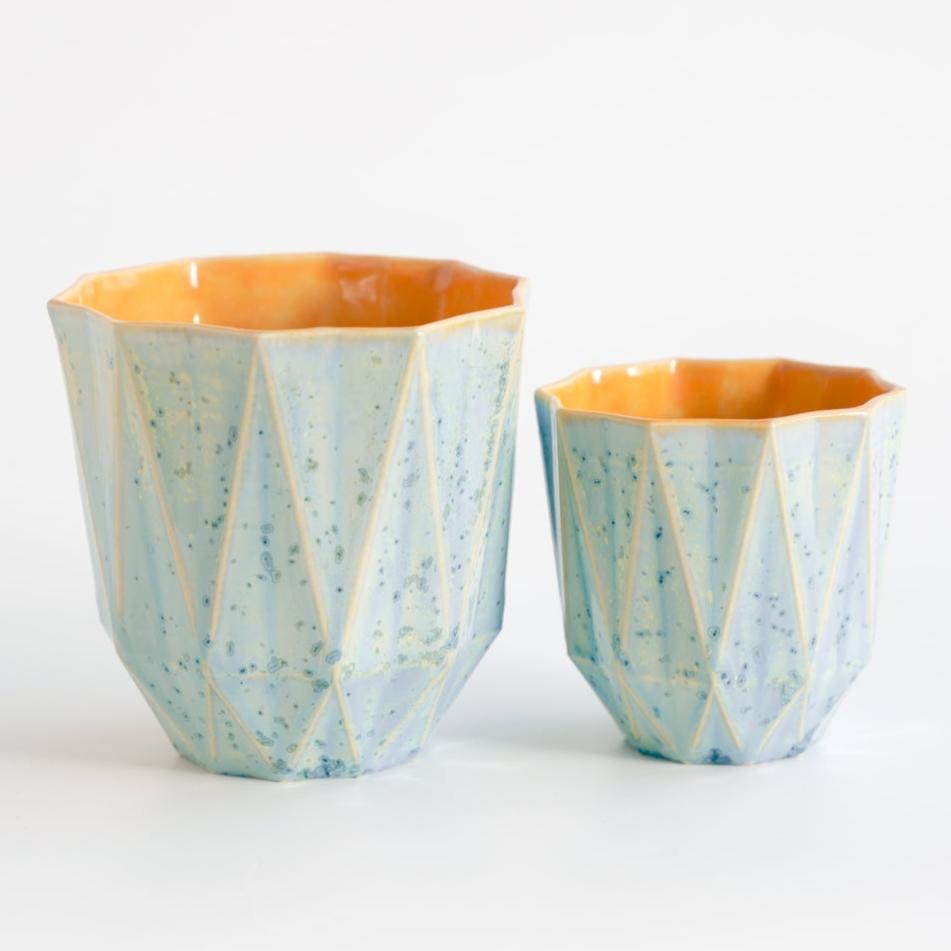 Medium Poly Cup 'Amber Sky' - Mellow Out