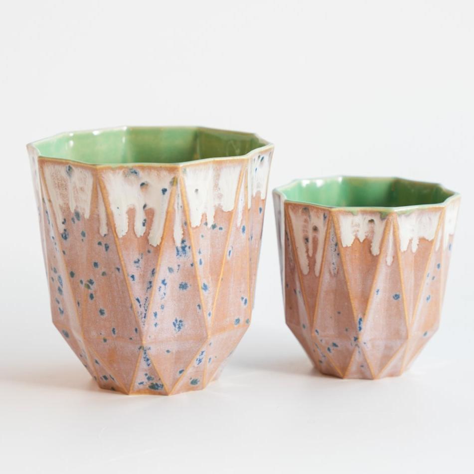 Medium Poly Cup 'Jade Aster' - Mellow Out