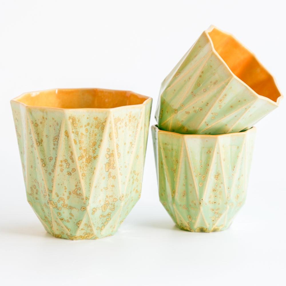 Medium Poly Cup 'Spring Glow' - Mellow Out