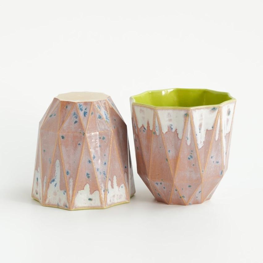 Small Poly Cup 'Lime Blush' - Mellow Out