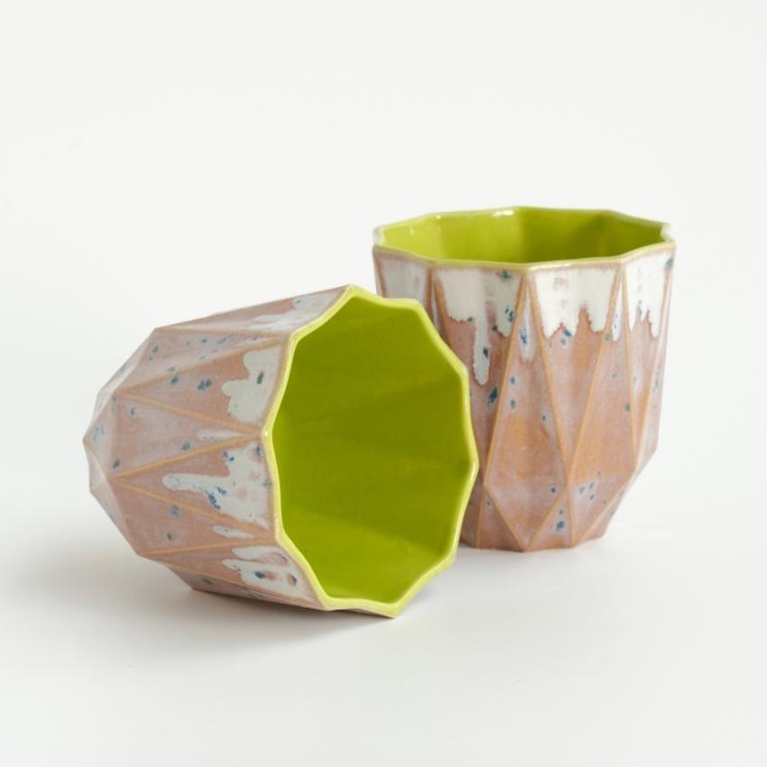 Small Poly Cup 'Lime Blush' - Mellow Out
