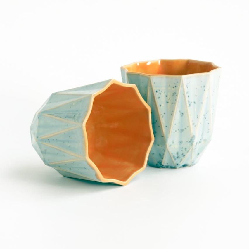 Small Poly Cup 'Amber Sky' - Mellow Out