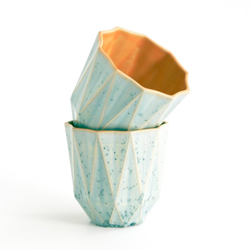 Small Poly Cup 'Amber Sky' - Mellow Out