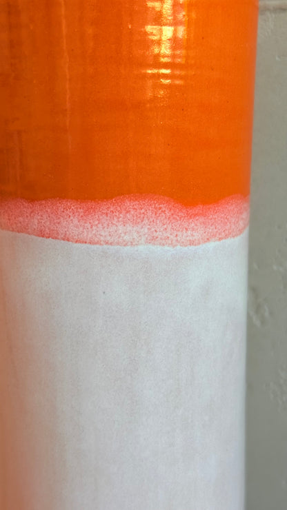 Cylinder Vase 19 - Lunar Orange