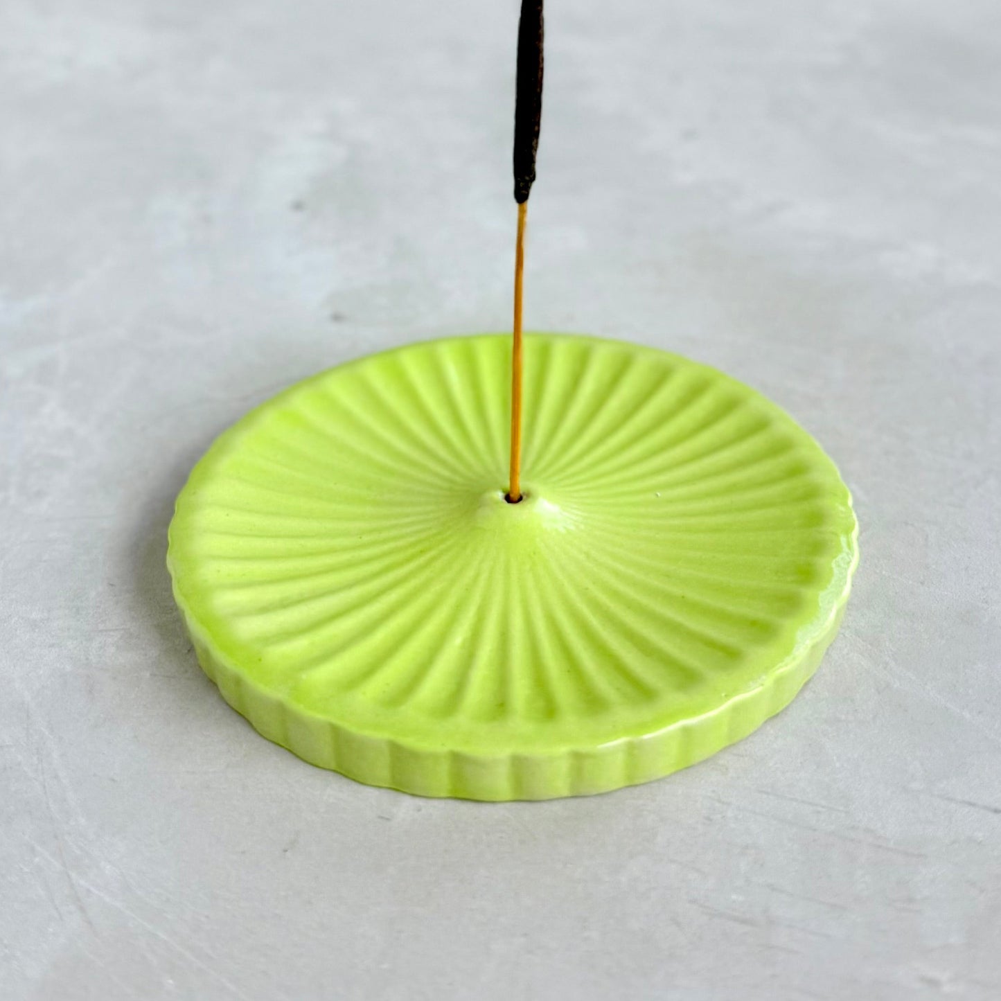 Lime Incense Holder - Medium