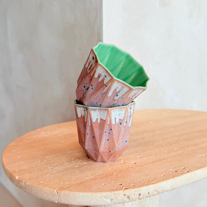 Small Poly Cup 'Jade Aster'