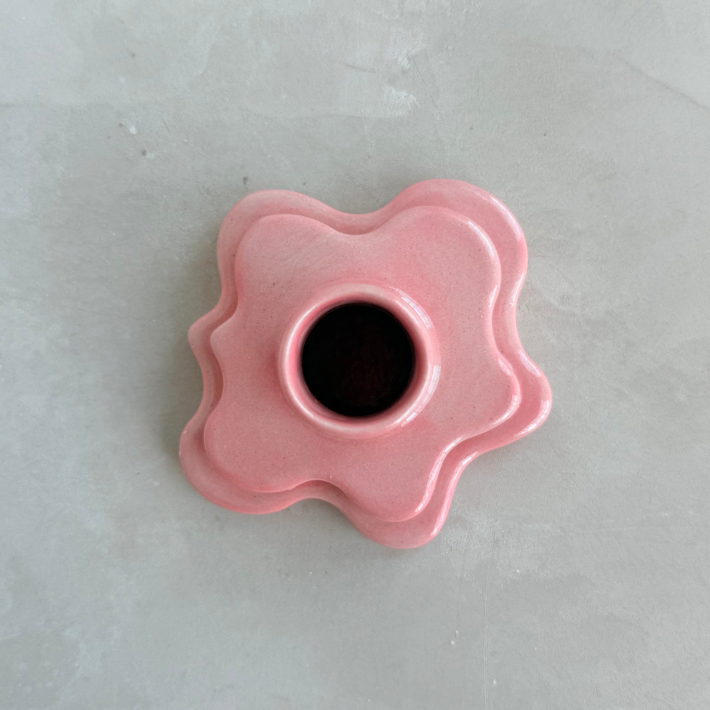Pink Candle Holder - Stack - Mellow Out