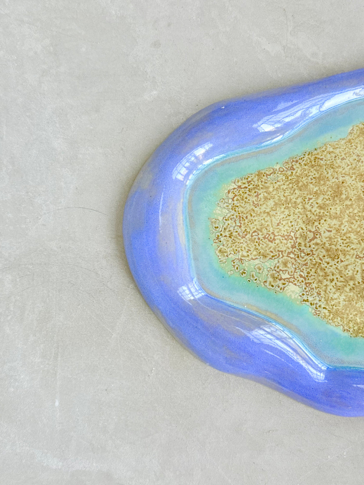 Ripple Long Trinket Tray - Minted Lilac - Mellow Out