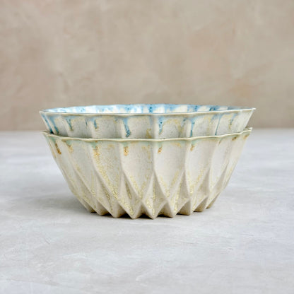 Sunflower Pearl-Blue Bowl
