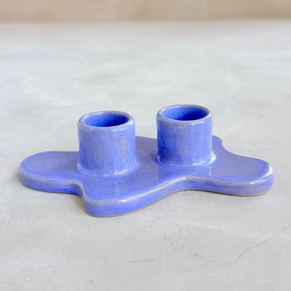 Lavender Candle Holder - Duo