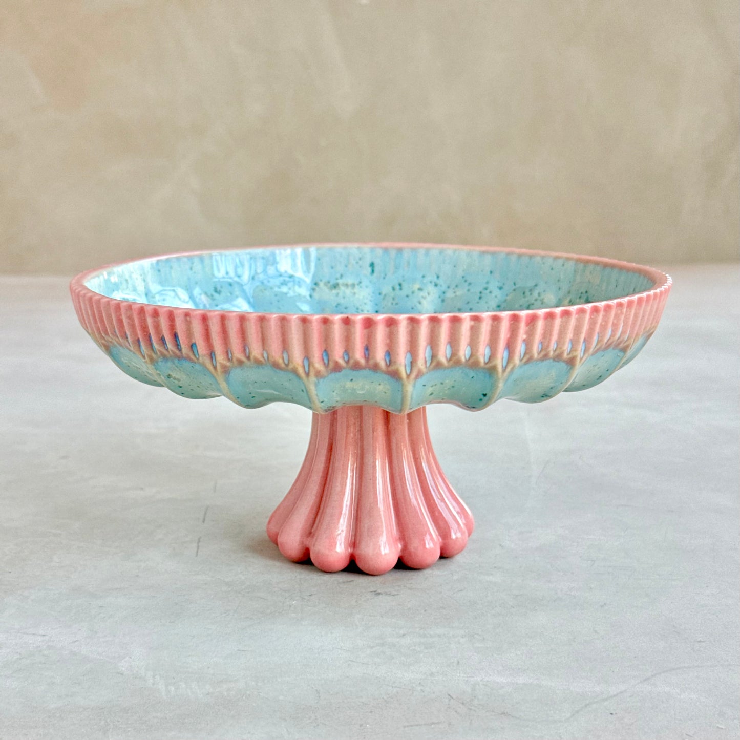 Bloom Pedestal Cake Stand - Coral Bay