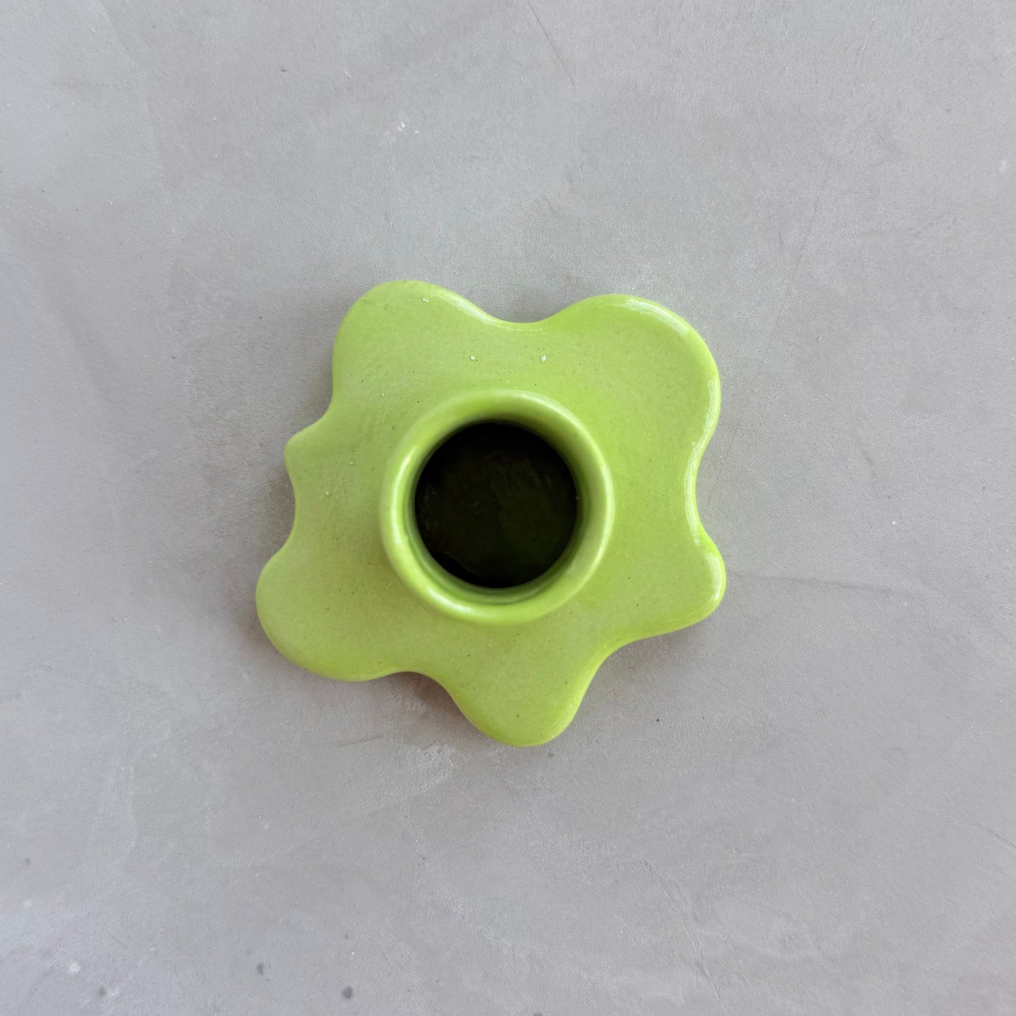 Lime Candle Holder - Single