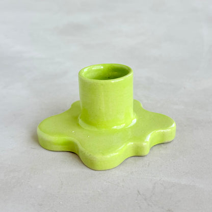 Lime Candle Holder - Single