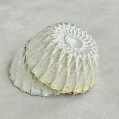 Sunflower Pearl-Green Bowl