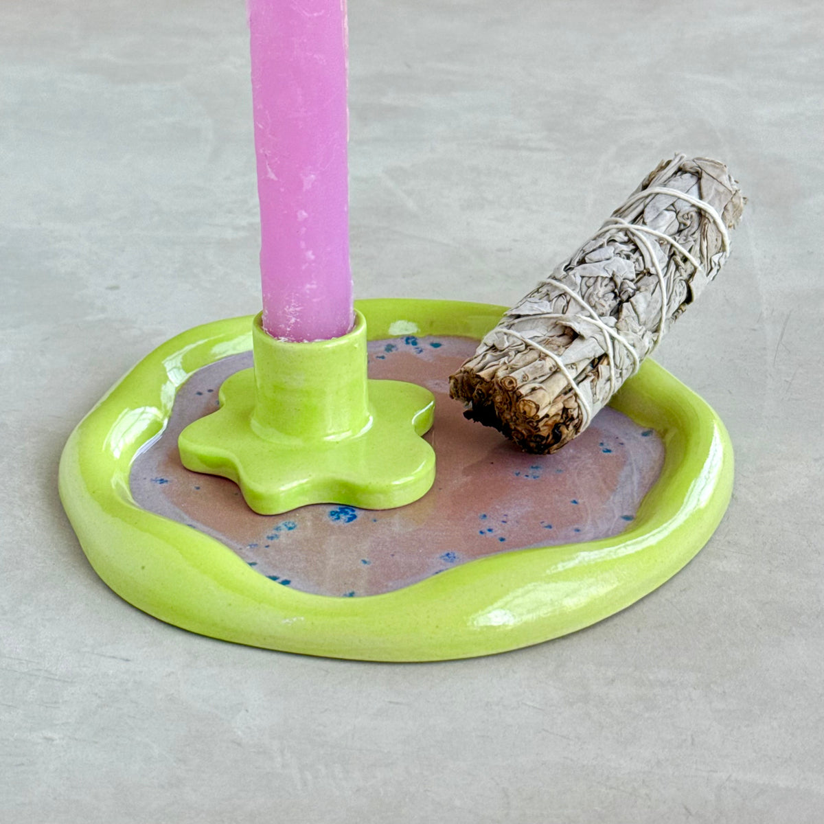 Ripple Trinket Tray - Lime Blush - Mellow Out