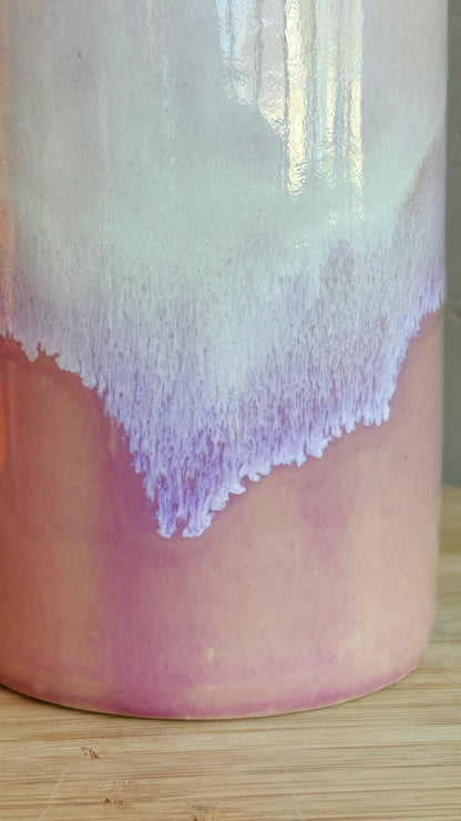 Cylinder Vase 19 - Lunar Waves