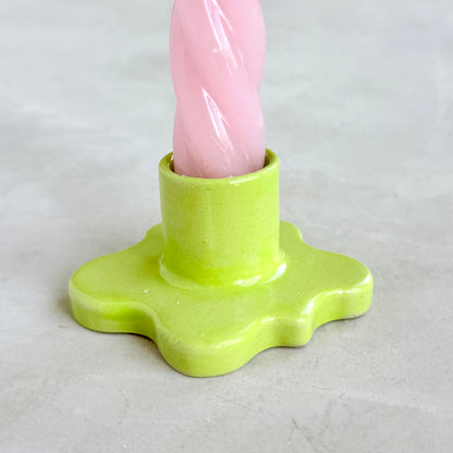 Lime Candle Holder - Single