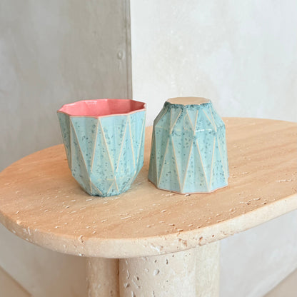 Small Poly Cup 'Coral Bay'