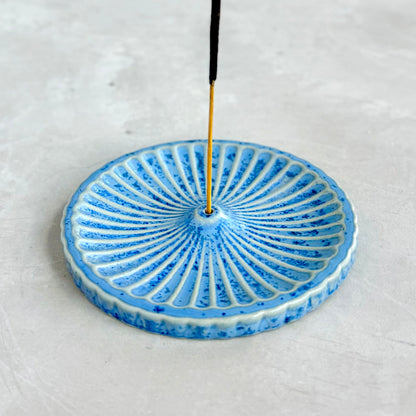 Blue Incense Holder - Medium