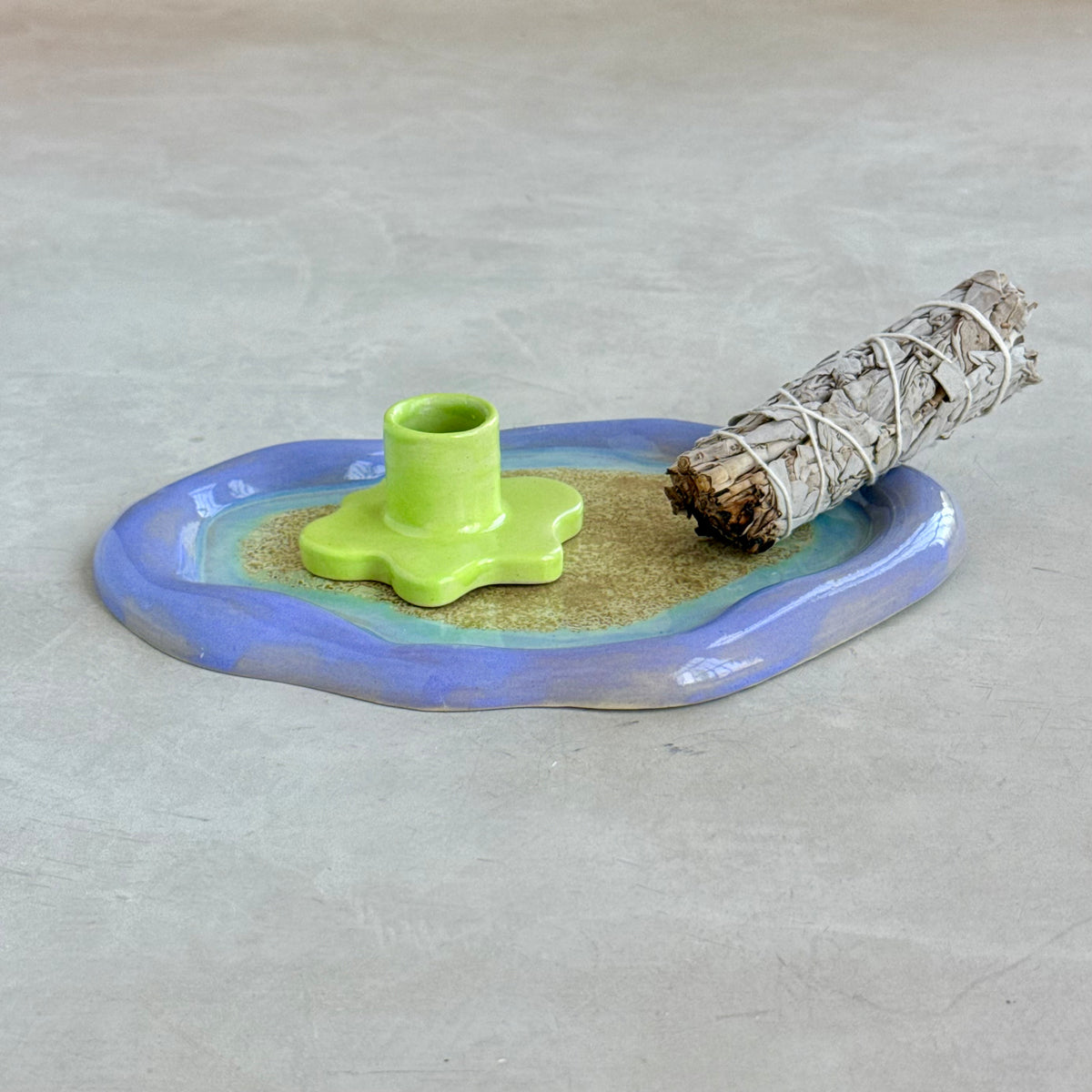 Ripple Long Trinket Tray - Minted Lilac - Mellow Out
