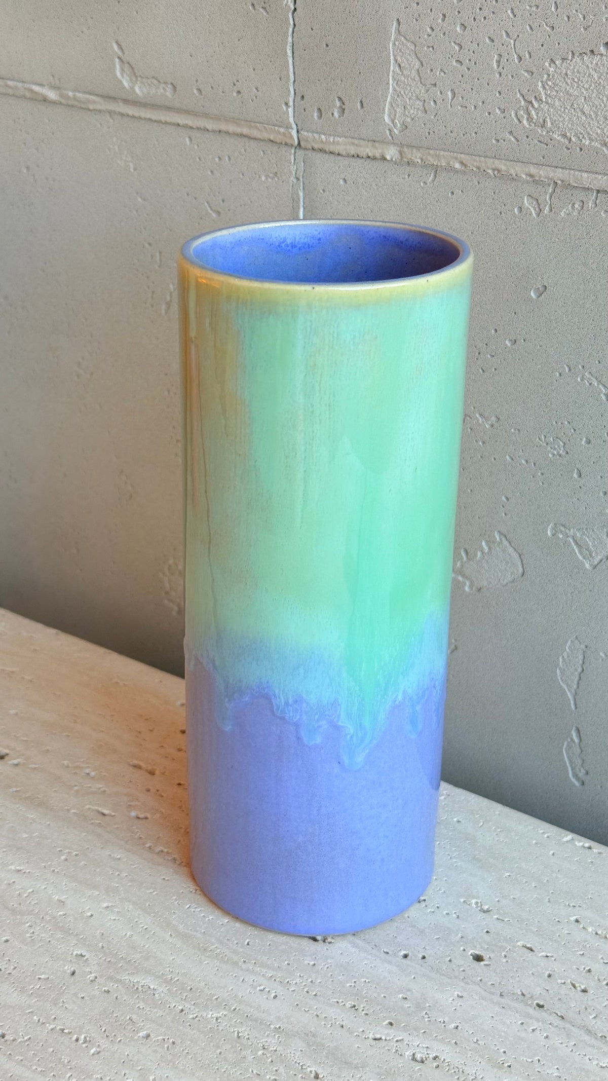 Cylinder Vase 19 - Minted Lilac - Mellow Out
