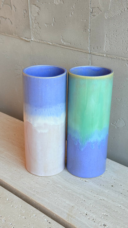 Cylinder Vase 19 - Lavender Pop