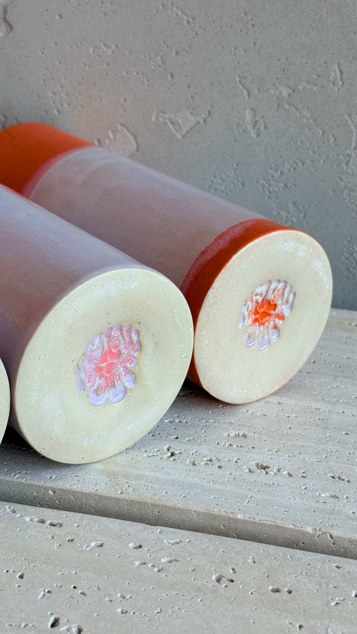 Cylinder Vase 19 - Lunar Pink