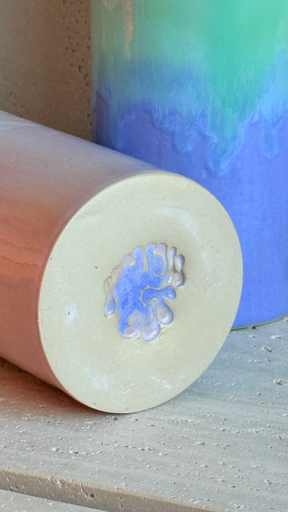 Cylinder Vase 19 - Lavender Pop