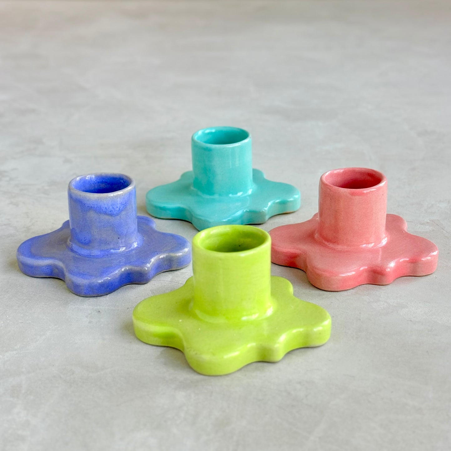 Lavender Candle Holder - Single