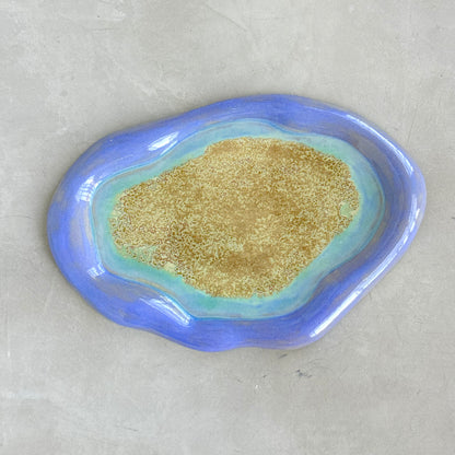 Ripple Long Trinket Tray - Minted Lilac - Mellow Out