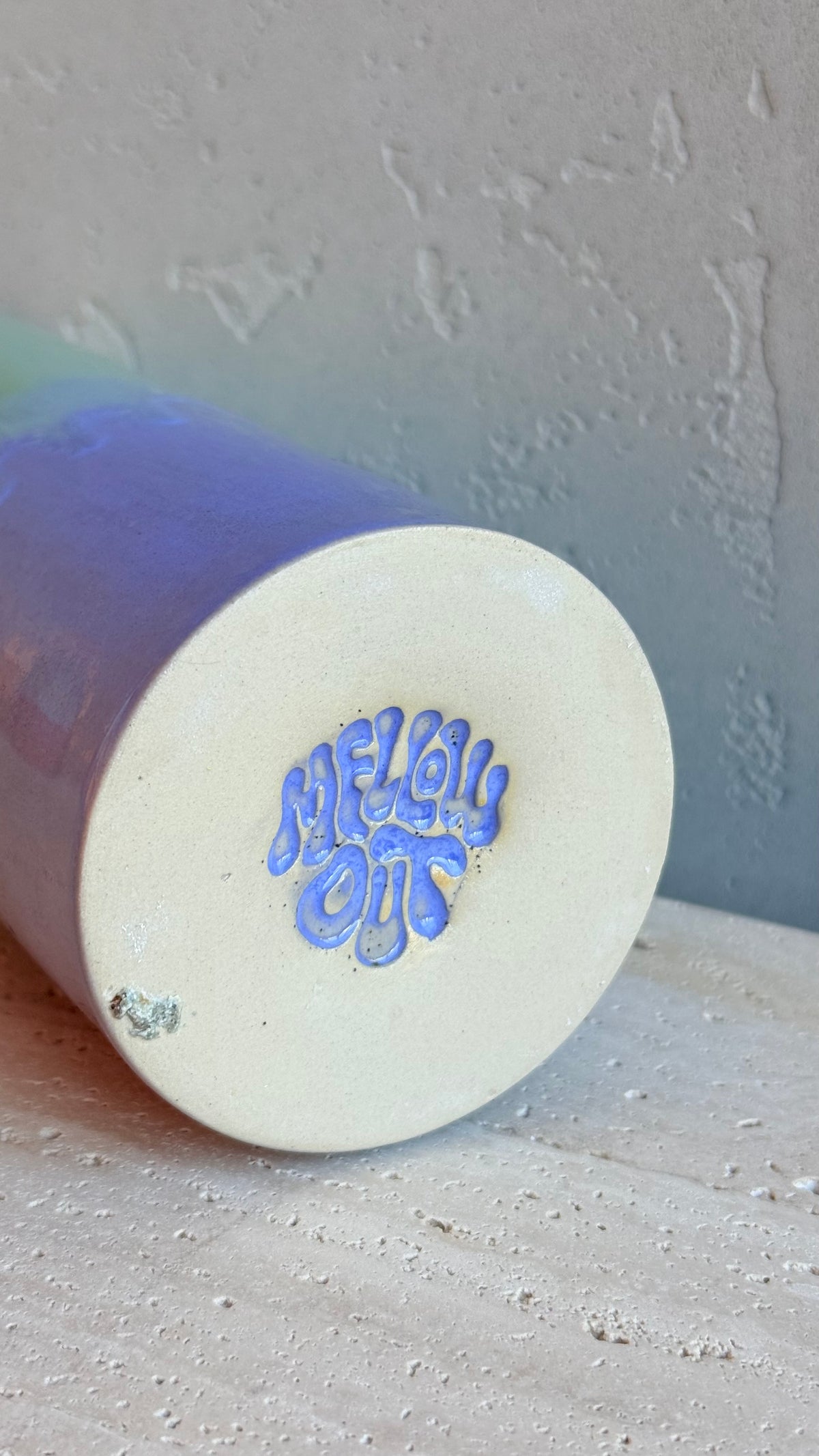 Cylinder Vase 19 - Minted Lilac - Mellow Out