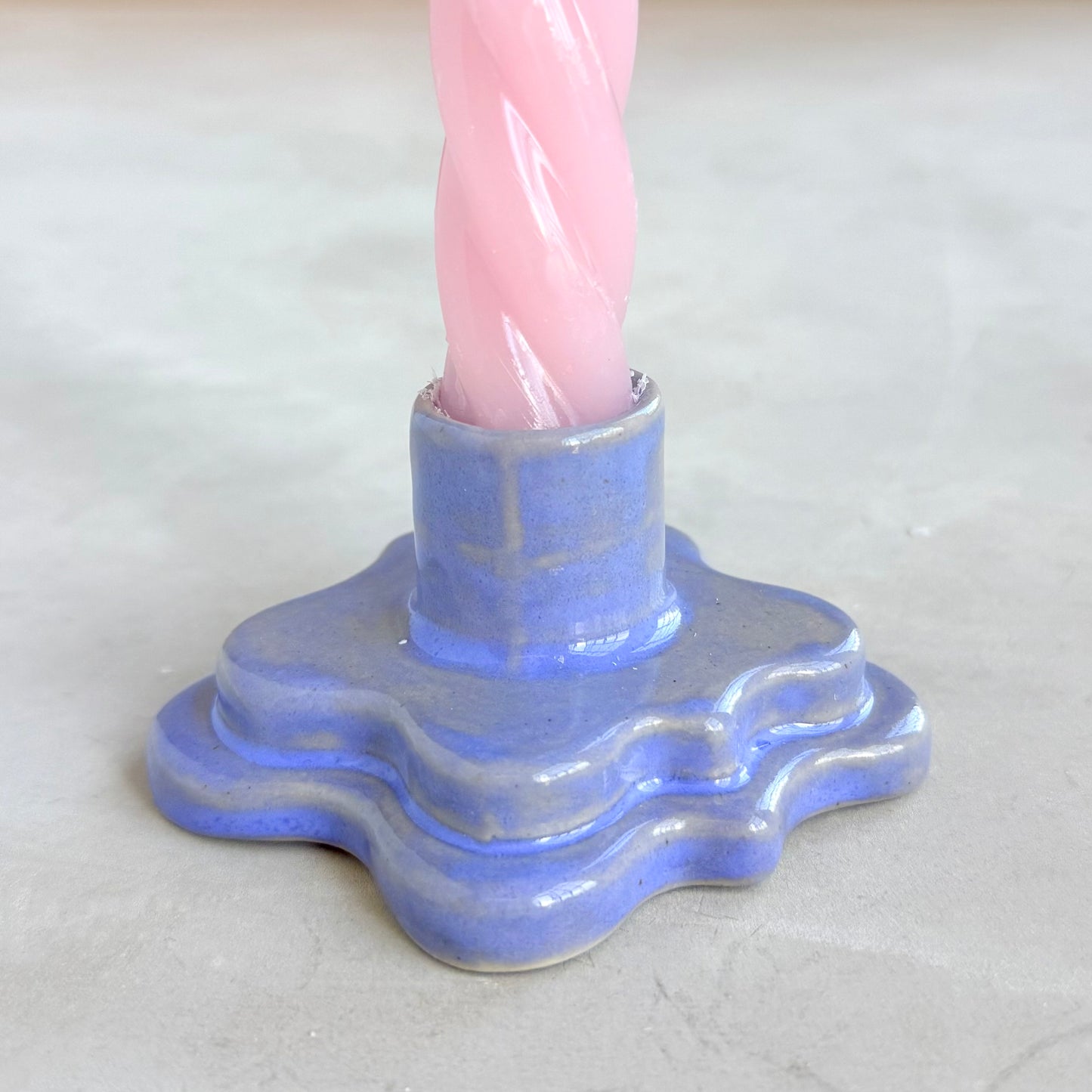 Lavender Candle Holder - Stack