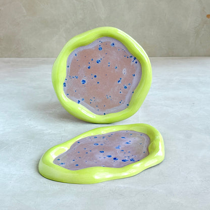 Ripple Long Trinket Tray - Lime Blush - Mellow Out