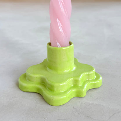 Lime Candle Holder - Stack