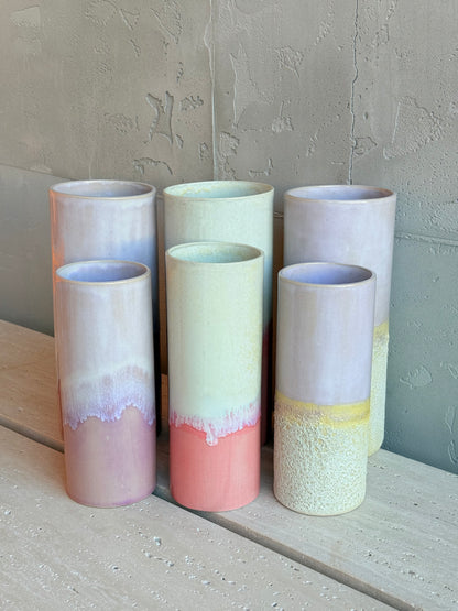 Cylinder Vase 19 - Lunar Magma