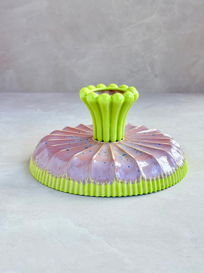 Bloom Pedestal Cake Stand - Lime Blush - Mellow Out