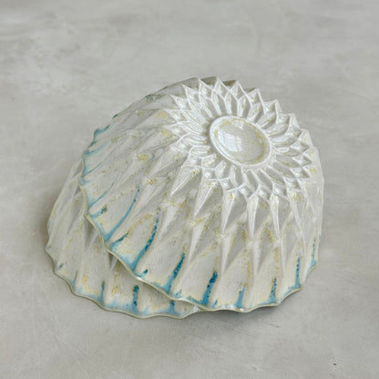 Sunflower Pearl-Blue Bowl
