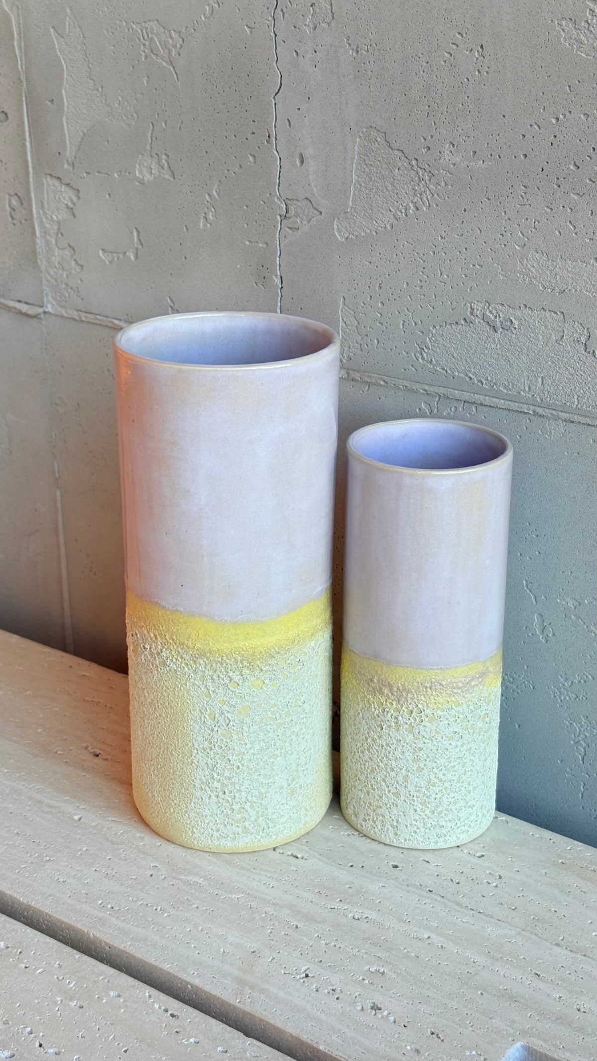 Cylinder Vase 19 - Lunar Magma