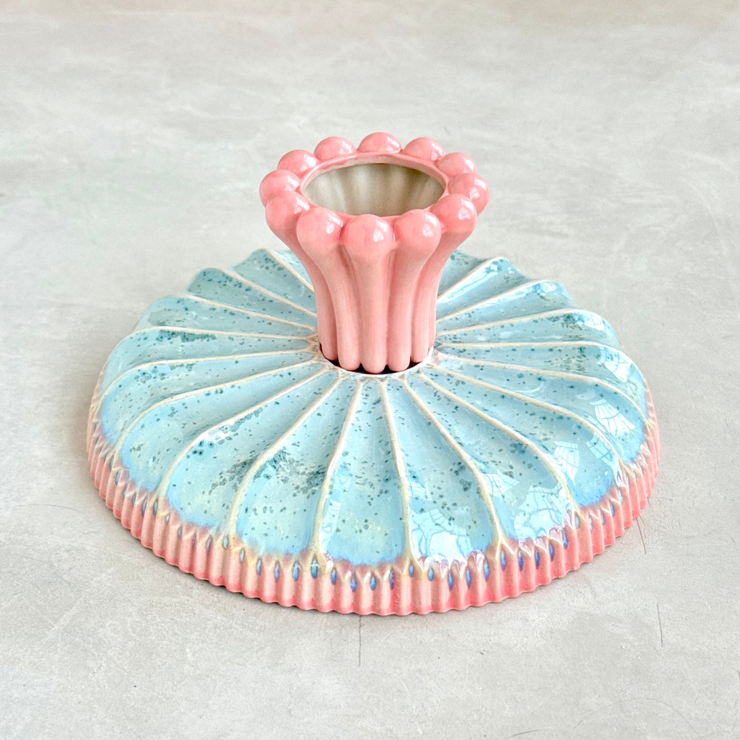 Bloom Pedestal Cake Stand - Coral Bay